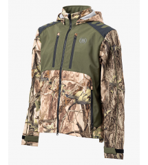 BITRABI Giacca SOFTSHELL DA CACCIA TIGER camo verde