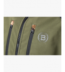 BITRABI Giacca SOFTSHELL DA CACCIA TIGER camo verde