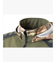 BITRABI Giacca SOFTSHELL DA CACCIA TIGER camo verde