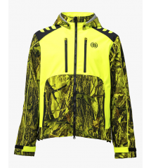 BITRABI Giacca SOFTSHELL DA CACCIA TIGER GIALLO FLUO