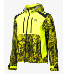 BITRABI Giacca SOFTSHELL DA CACCIA TIGER GIALLO FLUO