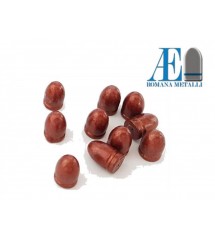 PALLE 9 mm ogive 124 Grani RN ceramicate rosse conf. 1000 pz da allenamento