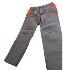 Pantalone antispino antistrappo con rilievi arancio Noan