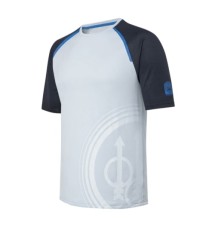 BERETTA ROUNDNECK LOGO T-SHIRT ICE GREY & BLUE