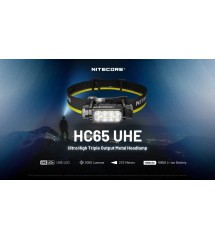 Nitecore HC65 UHE TORCIA FRONTALE 2000 LUMENS