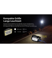 Nitecore NU30 TORCIA Ricaricabile 500 LUMENS