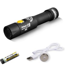 ArmyTek Prime C2 Magnet USB White LED Torcia tascabile con clip per cintura