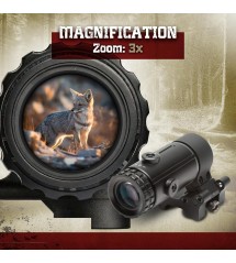 Sightmark T-3 Magnifier with LQD Flip to Side Mount