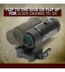 Sightmark T-3 Magnifier with LQD Flip to Side Mount