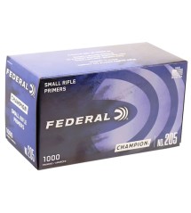 FEDERAL INNESCHI SMALL RIFLE PRIMERS N° 205 CONF. DA 100