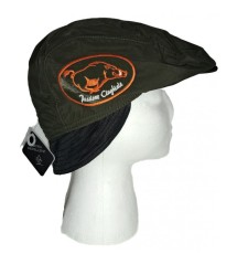 COPPOLA VERDE IMPERMEABILE CON PATCH PASSIONE CINGHIALE