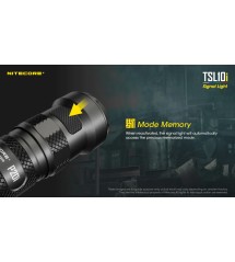 Nitecore TSL10i Pulsante posteriore con LED di segnalazione per P10i, P10iX, P20i, P20iX, P23i, P30i e P35i