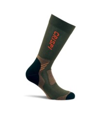 CRISPI Calze Corte Sport Active 331 Verde Arancio Verde Arancio L