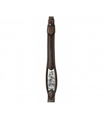 Tracolla cinghia bretelle fucile in pelle R7003