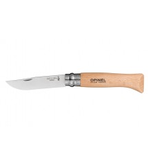 OPINEL N°6 COLTELLINO TASCABILE TRADITION - ACCIAIO INOX - ANELLO DI SICUREZZA