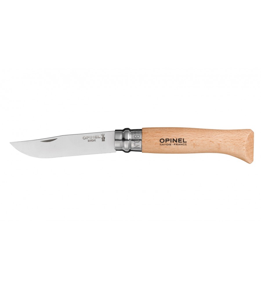 OPINEL N°6 COLTELLINO TASCABILE TRADITION - ACCIAIO INOX - ANELLO