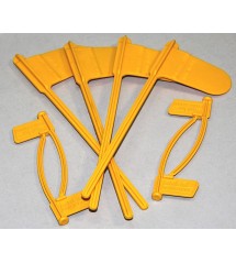 MTM - Bandiera per pistola e fucile, unisex, colore giallo CFP, taglia unica