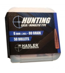 HASLER HUNTING SOLID/MONOLITHIC TYPE  BULLETS