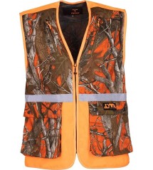 Zotta Forest gilet Clever man vest mimetico arancio camouflage L
