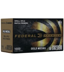 FEDERAL INNESCHI GOLD MEDAL SMALL RIFLE PRIMERS N° GM205M CONF. DA 100