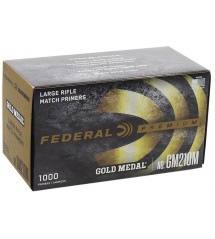 FEDERAL INNESCHI GOLD MEDAL LARGE RIFLE PRIMERS N° GM210M CONF. DA 100